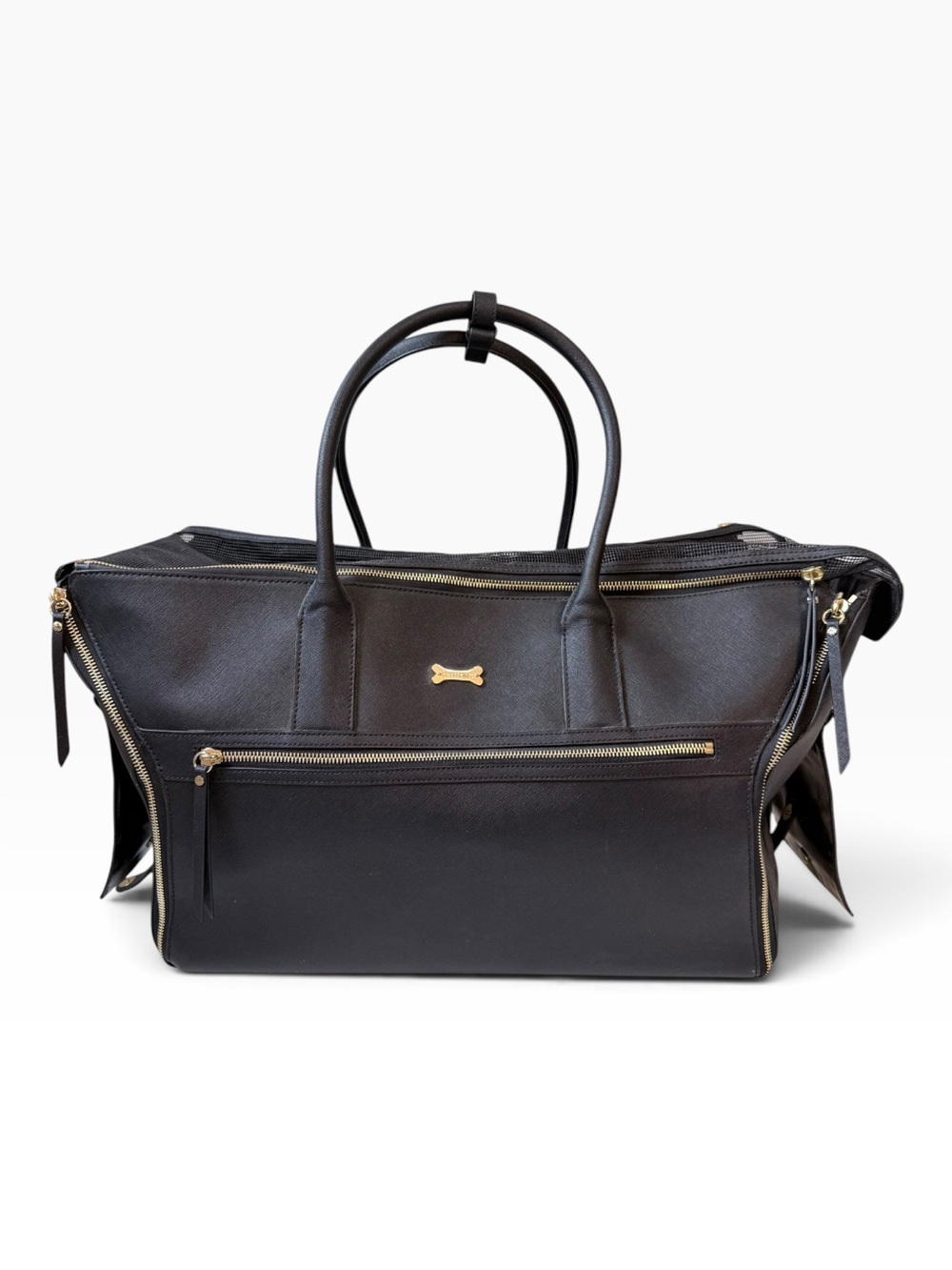 Henri Bendel Luxury Pet Carrier Tote Black